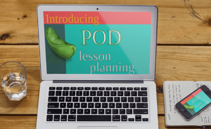 the POD (participation, option, differentiation) lesson planning&nbsp;experiment